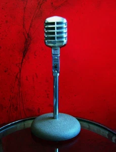 Vintage 1950's Electro Voice 911 crystal microphone w period Atlas DS5 stand 611 - Picture 1 of 15