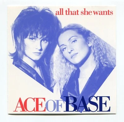 CD Single - Ace Of Base: All That She Wants; 4 House Mixes - Image 1 of 3