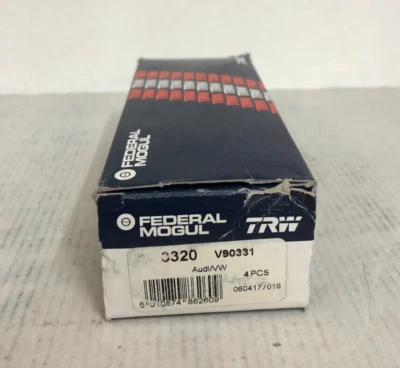 4 PCS X EXHAUST VALVE V90331 TRW 3320 FITS AUDI VOLKSWAGEN VAG OE 049109611A - Image 1 of 4