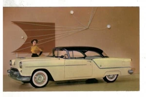 1957 Oldsmobile Super 88 Holiday Coupe Color Postcard  from dealer #1074 - Picture 1 of 1