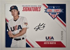 2020 Stars & Stripes CNT Signatures Auto Black Ink #CNT AM Austin Martin /499