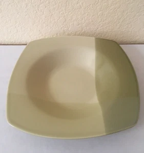 Set of 4 Soup Plates Studio by JCPenney Home 9" x 9" Colortones Olive Green NEW - Picture 1 of 6