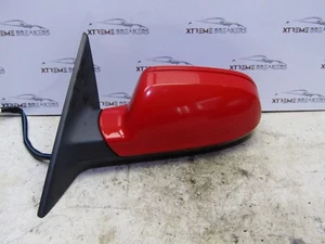 AUDI A5 8T SPORTBACK 2007-2011 DOOR WING MIRROR ELECTRIC (PASSENGER SIDE) IN RED - Picture 1 of 4