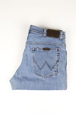 32146 Wrangler Regular Fit Str Blue Men Jeans size 36/30