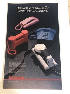 1980s Telequest Telephone Vintage Print Ad Advertisement pa22 - Picture 1 of 2
