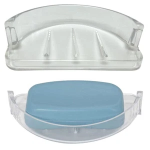 1 Pc Replacement Soap Dish Recessed Holder Bar Saver Tray Bathroom Shower Rack - Picture 1 of 1