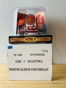Ltd Edition 1998 Code 3 12402 Boston Fire Department D9 Suburban 1:64 Die cast - Picture 1 of 1