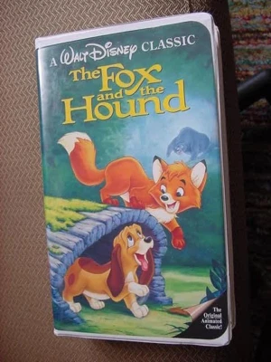 NM Vintage Fox and the Hound (Black Diamond VHS, 1994) Tested Works Perfectly* - Image 1 of 4