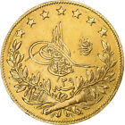 [#1287072] Ottoman Empire, Abdul Hamid II, 100 Kurush, AH 1293-29/1905, Constant
