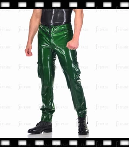 Látex Gatsuit Goma Goma Carga Pantalones de Bolsillo Cordón Personalizar E101 - Imagen 1 de 6