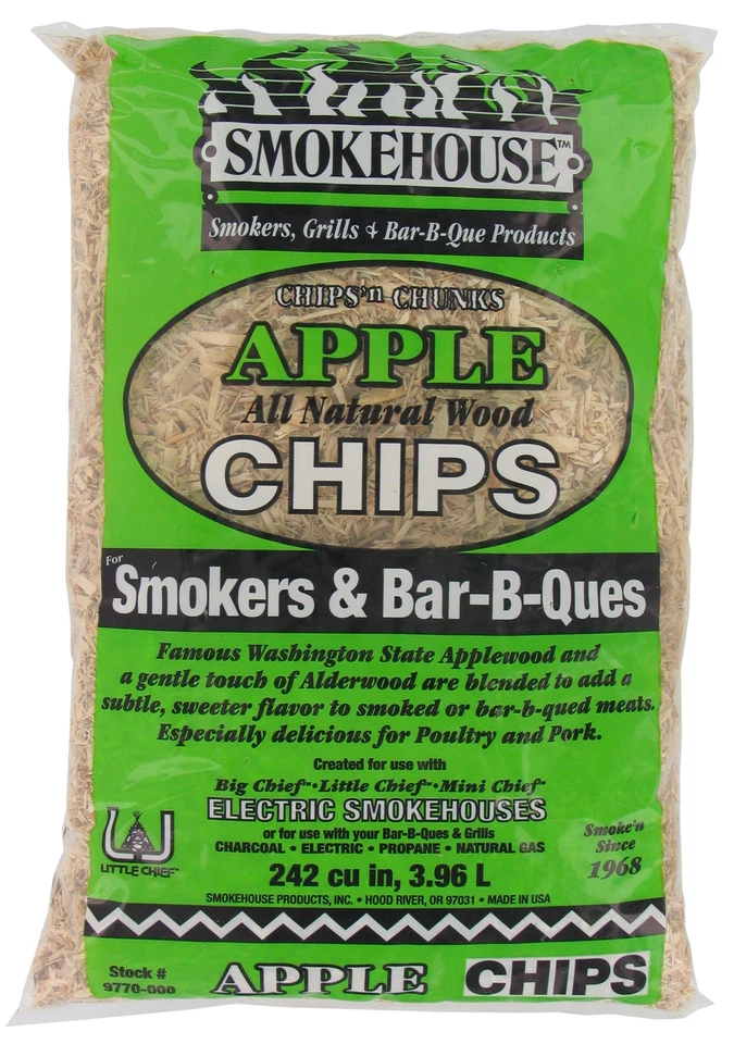 Smokehouse Products All Natural Flavored Wood Smoking Chips Apple