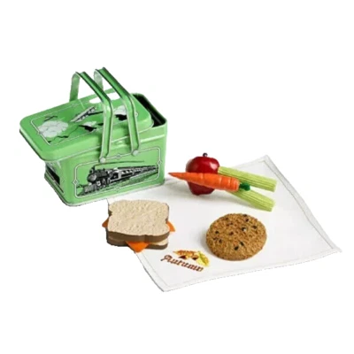 Kit lancheira escolar American Girl almoço NOVO! Sanduíche de maçã biscoito - Imagem 1 de 4