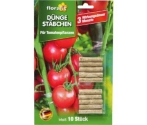 florafit Düngestäbchen für Tomatenpflanzen 10 / 20 oder 30 Stück - Bild 1 von 1