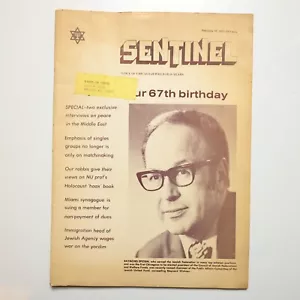 Giornale vintage Chicago Sentinel Chicago comunità ebraica 1977 raro - Foto 1 di 9