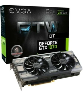 EVGA NVIDIA GeForce GTX 1070 (8 GB) GDDR5 Graphics Card (08G-P4-6173-RX) - Picture 1 of 1