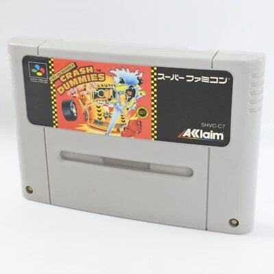 Super Famicom CRASH DUMMIES The Incredible Cartridge Only Nintendo 3301 sfc - Image 1 of 4