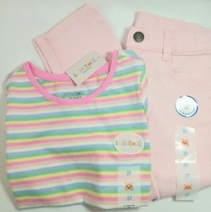Garanimals NWT Toddler 3T, 2 Piece Set , Jeans & T-shirt - Picture 1 of 12
