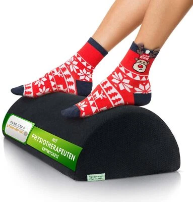 DYNMC YOU Fußstütze Schreibtisch – Ergonomisch, OEKO-TEX, Komfortable Fußablage