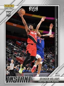 BRANDON WILLIAMS RC 2021-22 Panini Instant #167 PORTLAND TRAIL BLAZERS PR/202 - Picture 1 of 1
