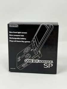 Gameboy Advance SP - Black Replacement Box With Insert UK STOCK - Picture 1 of 7