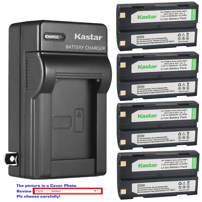 Cargador de pared de batería Kastar para D-Li1 Ei-D-Li1 Trimble 38403 HP PhotoSmart 912 Foto 1 de 4
