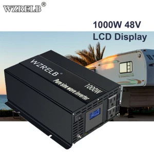 1000W 36/48VDC Pure Sine Wave Inverter Single-phased Solar Power Off-Grid Truck - Picture 1 of 28