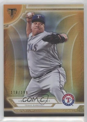2018 Topps Triple Threads Amber /199 Bartolo Colon #98 - Image 1 of 2