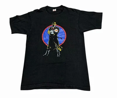 Vintage Disney Dick Tracy Movie Promo Tommy Gun T Shirt S/M 90s Single Stitch - Image 1 of 4