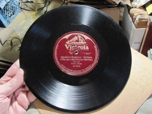 1st VICTOR Rec 1904 ENRICO CARUSO piano Cavalleria Rustic SICILIANA O Lola 81030 - Picture 1 of 2