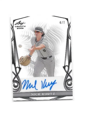 Nick Kurtz 2023 Leaf Trinity Auto  4/7 - Image 1 of 2