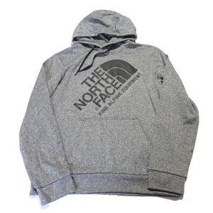 The North Face Men’s Size Medium Gray Sweatshirt Hoodie Pullover Casual Comfort - Picture 1 of 7