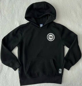 NBA Youth Medium 8 Boys Black Hoodie Hooded Sweatshirt Basketball Kids M - Picture 1 of 10