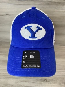 Nike BYU Brigham Young Cougars Club Cap Mesh Trucker Hat Size Adult M/L NEW - Picture 1 of 10