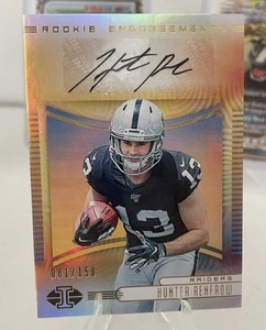 2019 Panini Illusions Rookie Endorsements #RE-HRE Hunter Renfrow RC Auto 081/150 - Picture 1 of 6