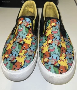 Ground UP Pokemon Shoes Youth Size 4 Slip On Canvas Sneakers Unisex - Picture 1 of 6