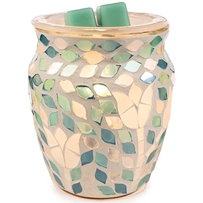  Wax Melt Warmer, for Scented Wax Melts - Mosaic Collection Garden Delight -  - Image 1 of 4