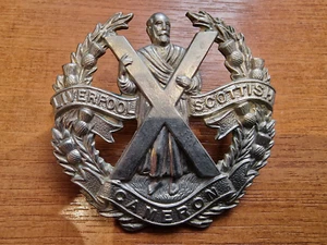 Motorhaubenabzeichen des Liverpool Scottish, des eigenen Cameron Highlanders der Königin 1937 - Bild 1 von 2