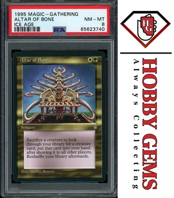 ALTER OF BONE PSA 8 1995 Ice Age Magic the Gathering - Image 1 of 2