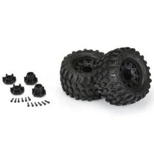 Pro-Line 10190-10 1/10 Hyrax Front/Rear 2.8" MT Tires Mounted 12mm Blk Raid (2) - Picture 1 of 5
