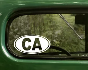 CA CALIFORNIA DECAL 2 Oval Stickers For Car Truck Laptop Window Bumper - Picture 1 of 1