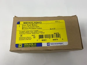 Square D 9001K1L1GH13 Pushbutton Switches 600V 10A 30MM Green Lens 1 NO/INC - Picture 1 of 5