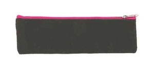 Etui Faulenzer Filz schwarz pink - Stiftetasche Mäppchen oder kleine Kosmetiktas - Bild 1 von 1