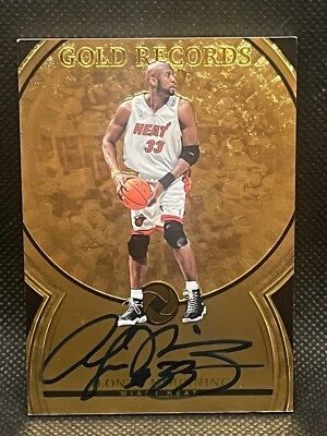 2017-18 Panini Opulence Gold Records Alonzo Mourning  06/35 Auto - Image 1 of 2