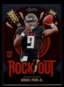 2024 Panini Absolute - Rock Out Michael Penix Jr. #RO-MPJ (RC) - Picture 1 of 2