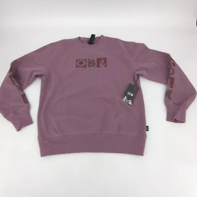 Mountain Hardware Sweatershirt Women Large Crewneck Pullover Purple Desert Check - Image 1 of 4
