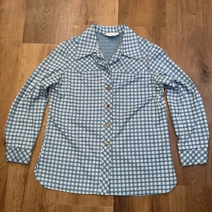 Vintage 60er 70er Freizeitanzug Jacke Damen Hippie Disco Anzug Rockabilly Polyester 22 - Bild 1 von 10