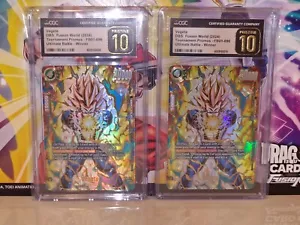 Dragonball Fusion World -Vegeta FB01-096 Ultimate Battle Winner- CGC Pristine 10 - Picture 1 of 7