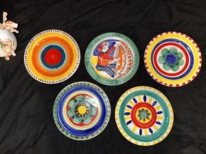 Giovanni DeSimone Italy Pottery Plates (set of 5) - Picture 1 of 4