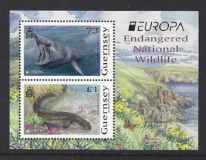 GUERNSEY 2021 ENDANGERED WILDLIFE MINIATURE SHEET UNMOUNTED MINT - Picture 1 of 1