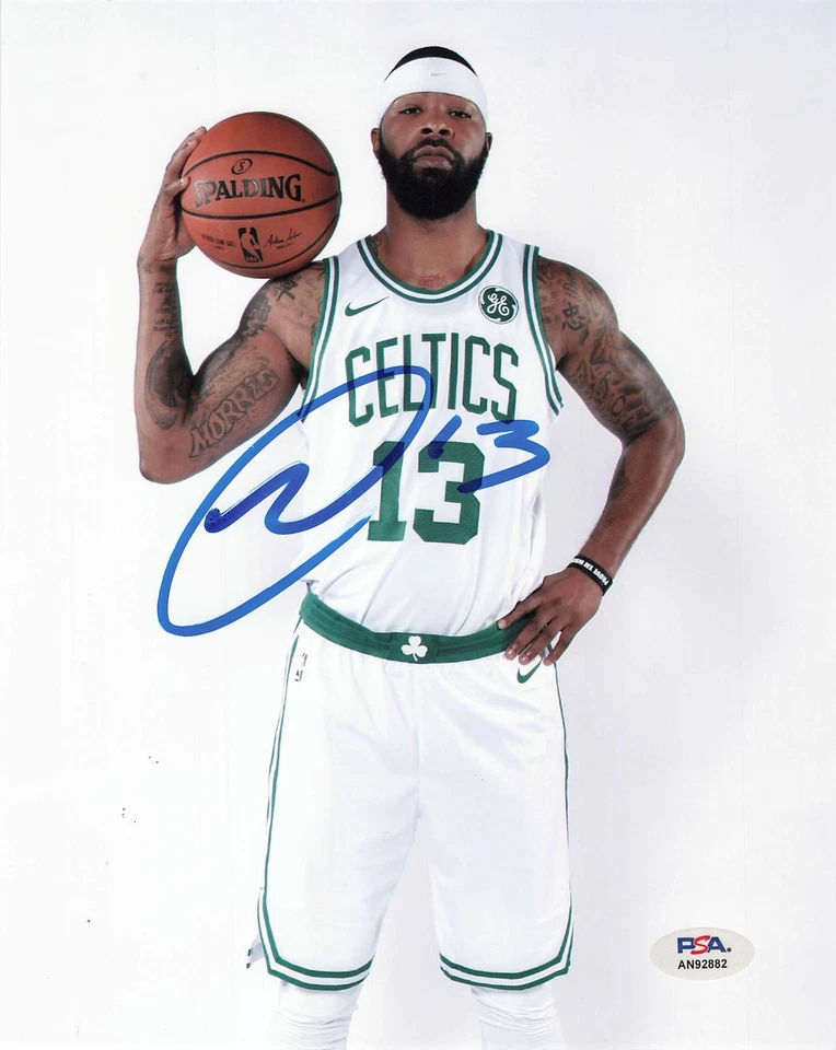 Foto firmada por Marcus Morris 8x10 PSA/DNA Boston Celtics autografiada Foto 1 de 1